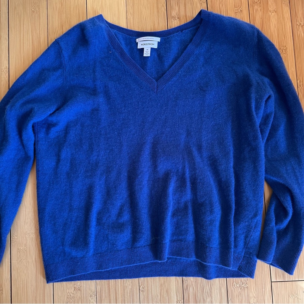 Nordstrom Women's Blue Sweater